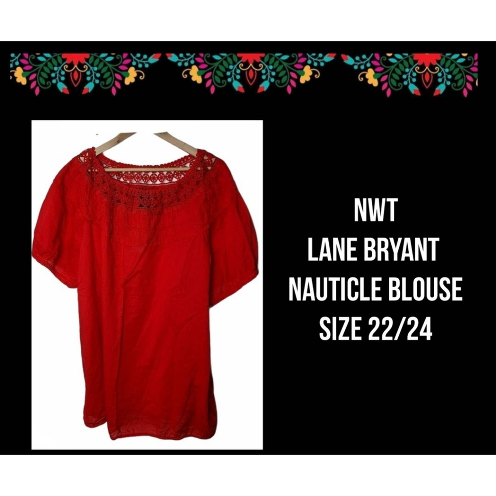 NWT | LANE BRYANT | NAUTICLE BLOUSE